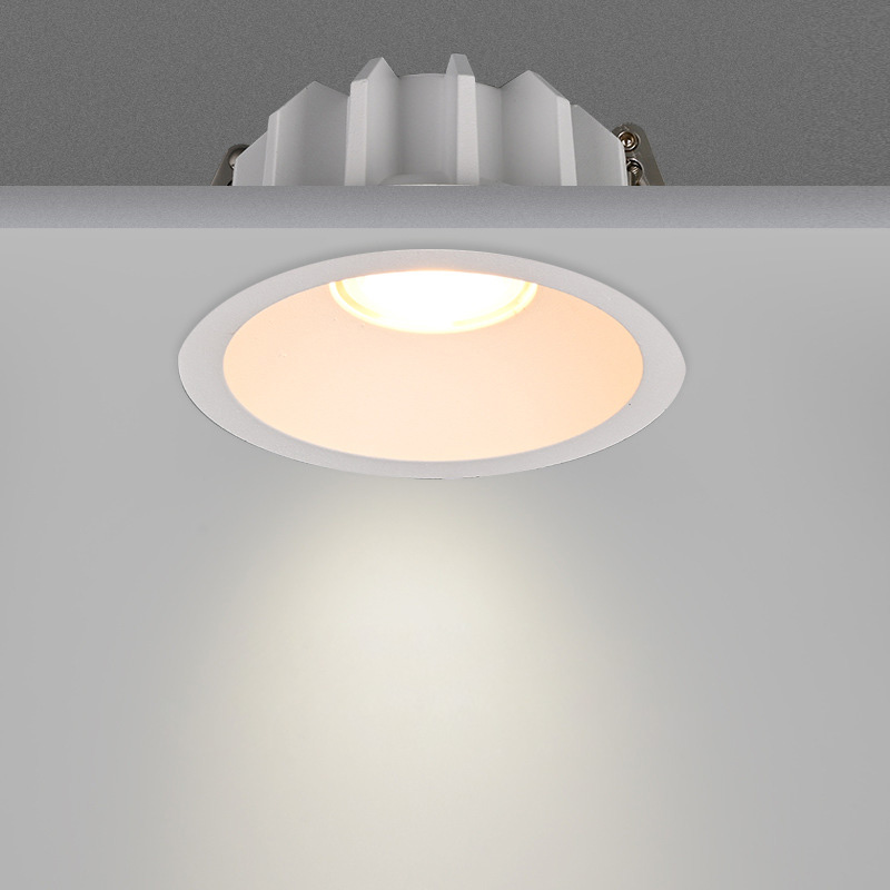 White Low Glare LED Downlight Ceiling Recessed Can Lights White Low Glare LED Downlight Ceiling Recessed Can Lights